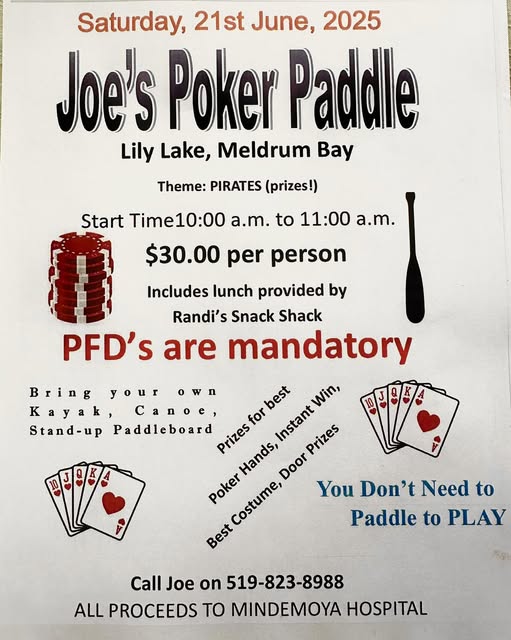 Joe’s poker paddle