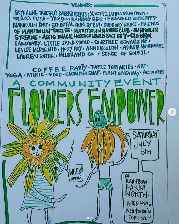Flowers Empower a Community Event