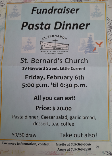 St. Bernard's Pasta Dinner