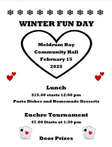 Winter Fun Day Meldrum Bay