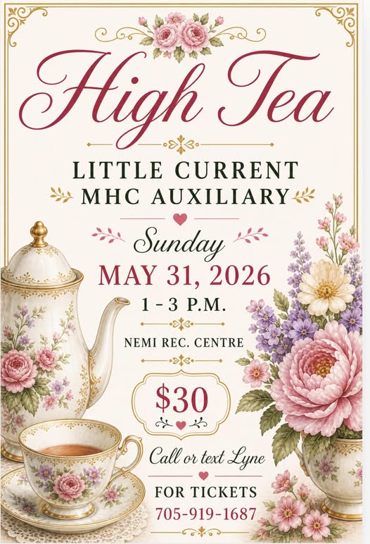 Little Current Auxiliary High Tea