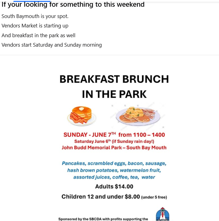 Community Pancake Breakfast