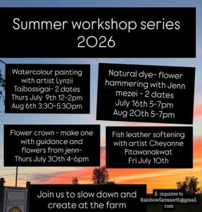 Rainbow Farm North Summer Workshop Series