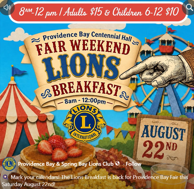 Lion Breakfast Prov. Fair