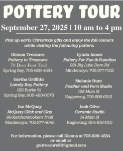 Manitoulin Island Pottery Tour